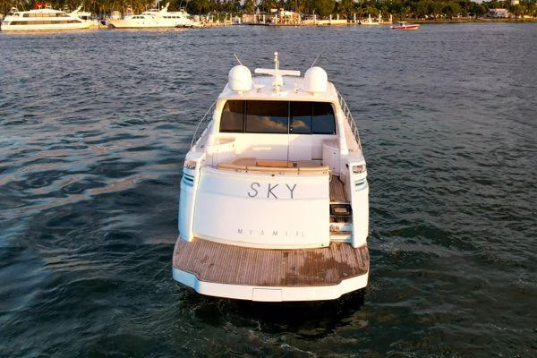 68ft Pershing Sky sunset charter